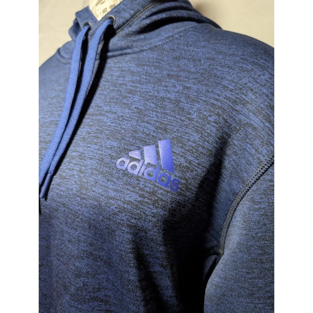 Adidas Navy ClimaWarm Performance Athleisure Fleece Hoodie‎ Men's Medium